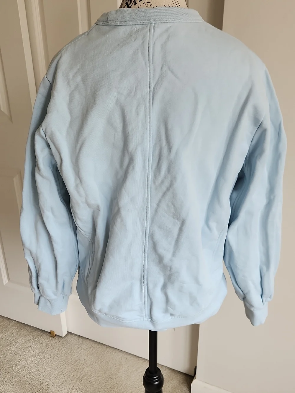 La Ligne Blue Pocket Sweatshirt SZ Small - Picture 5 of 5